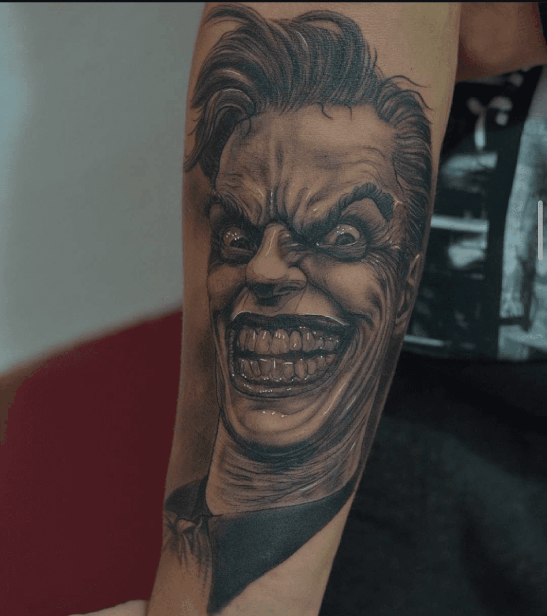 El Joker (Jack Nicholson) en antebrazo