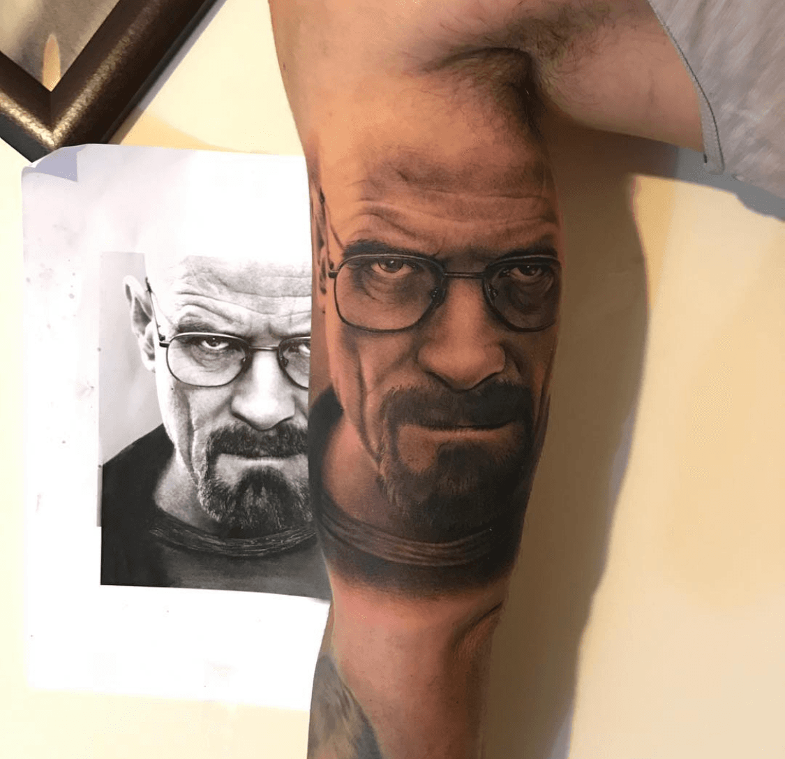 Walter White (Breaking Bad) en antebrazo