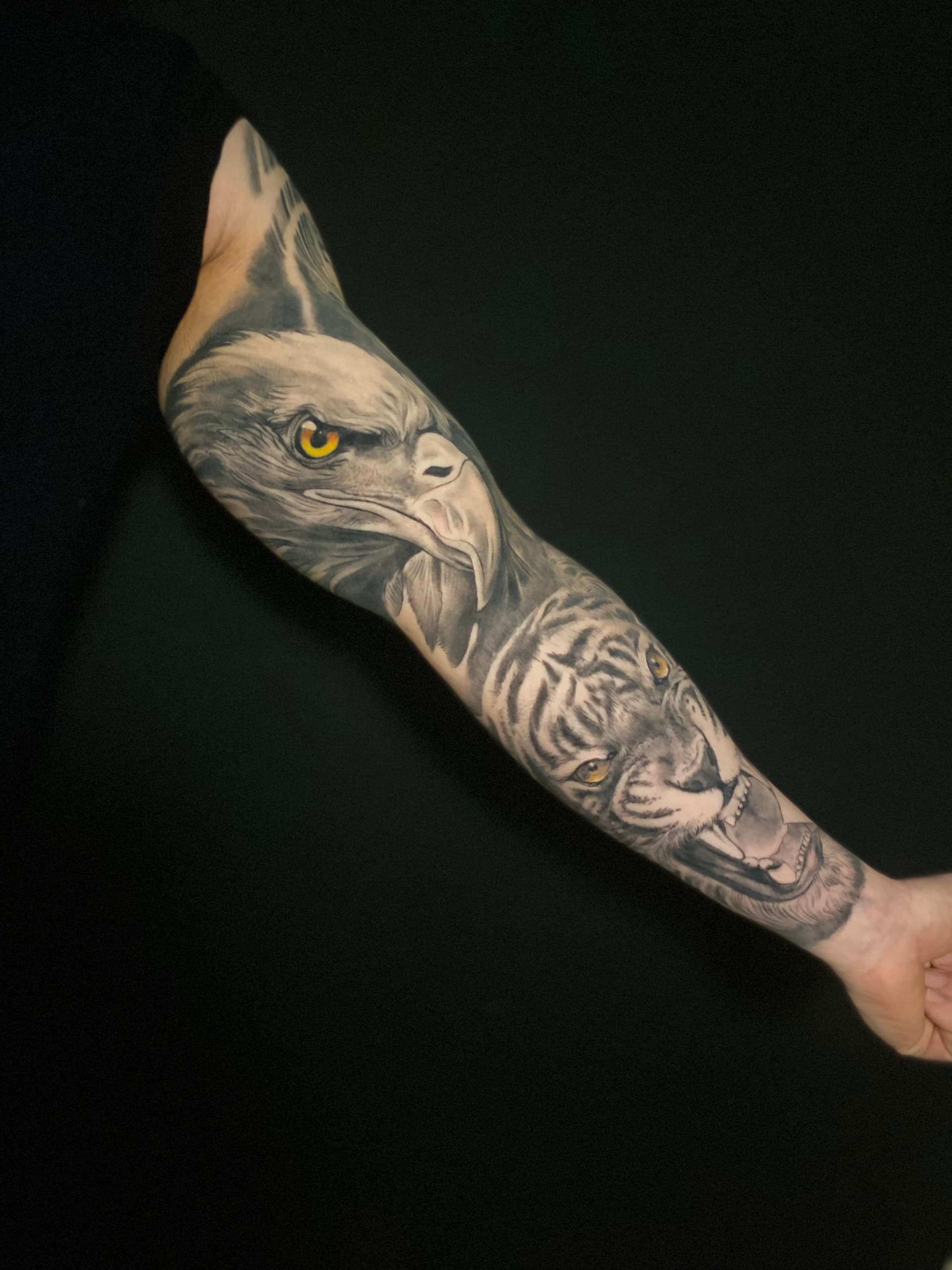 Tatuaje completamente curado